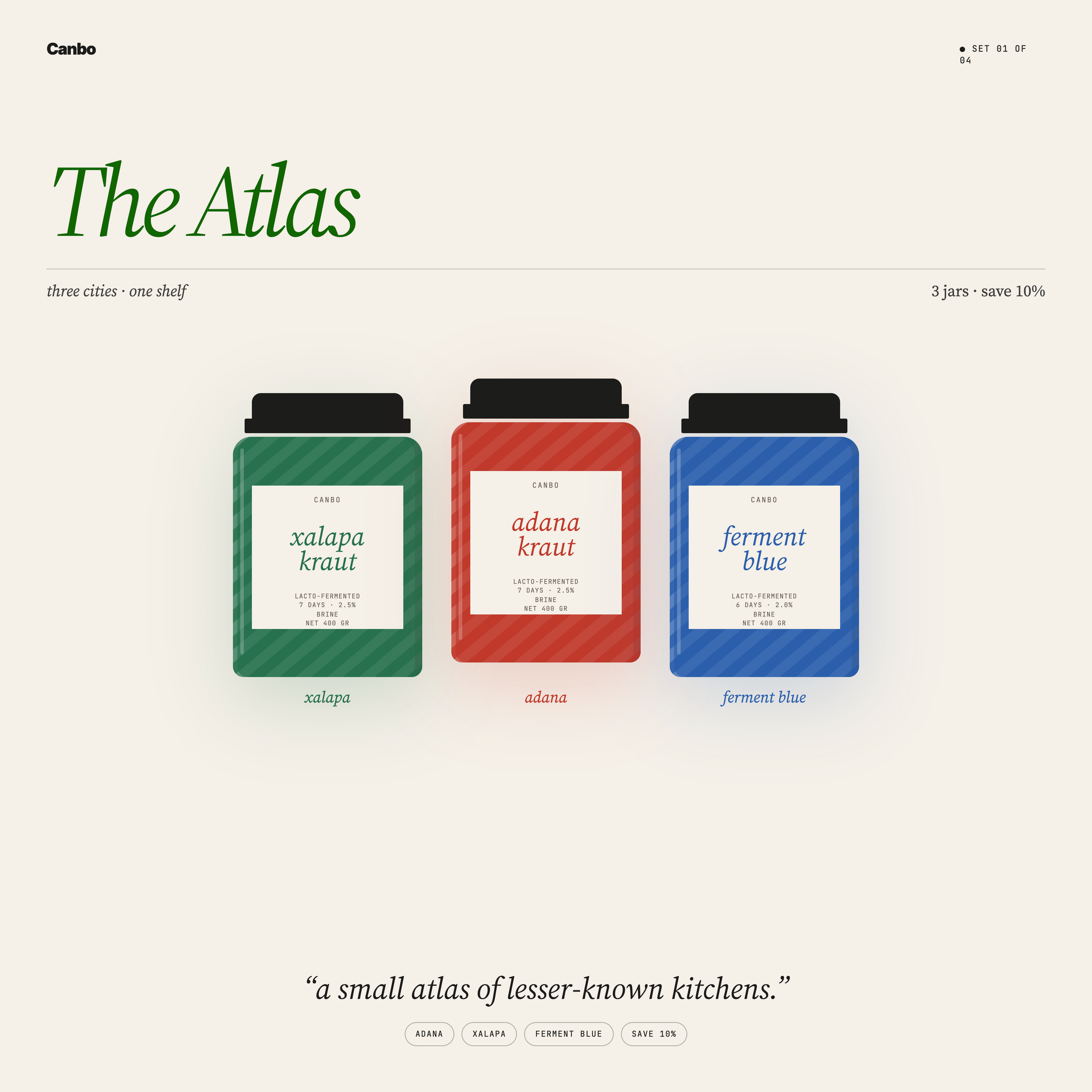 The Atlas — Bundle (3 Jars)