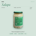 Jar of Canbo Xalapa Kraut, raw unpasteurised sauerkraut fermented with jalapeño and dill